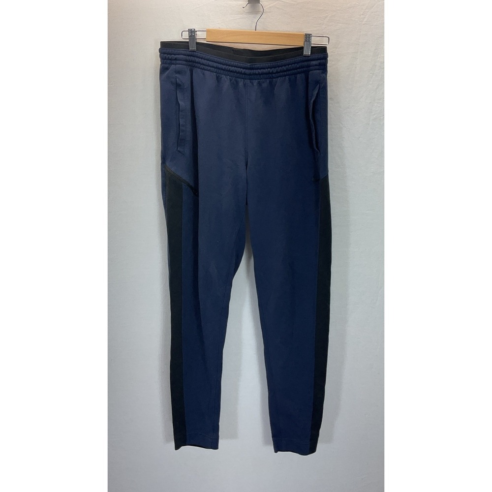 Nike Showtime Fleece Men's XLT Joggers Pants Navy/Black Pockets Lounge Gym‎